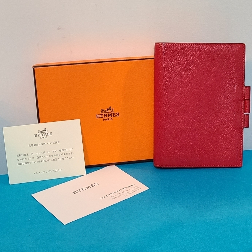 Hermès Goat Rouge Vif Agenda